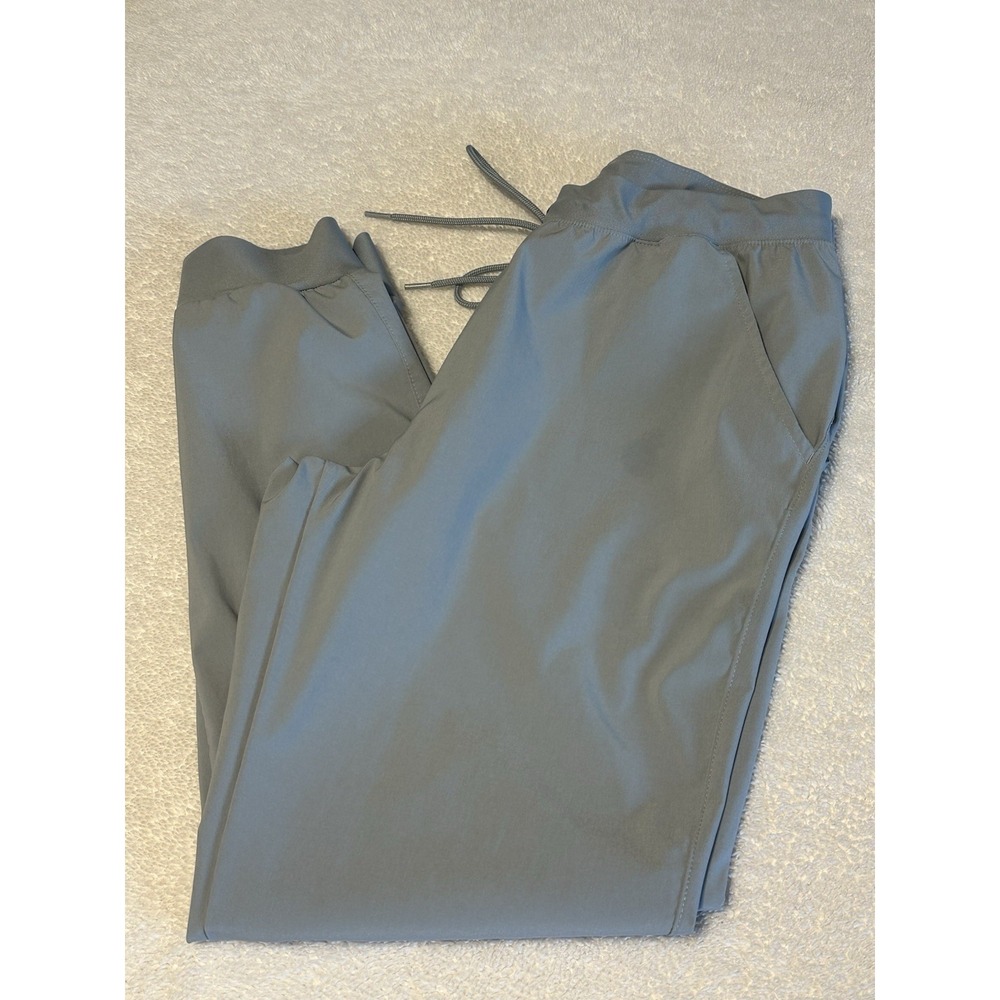 Under Armour Womens Rival High Rise Tapered Pants Light Blue Size MED